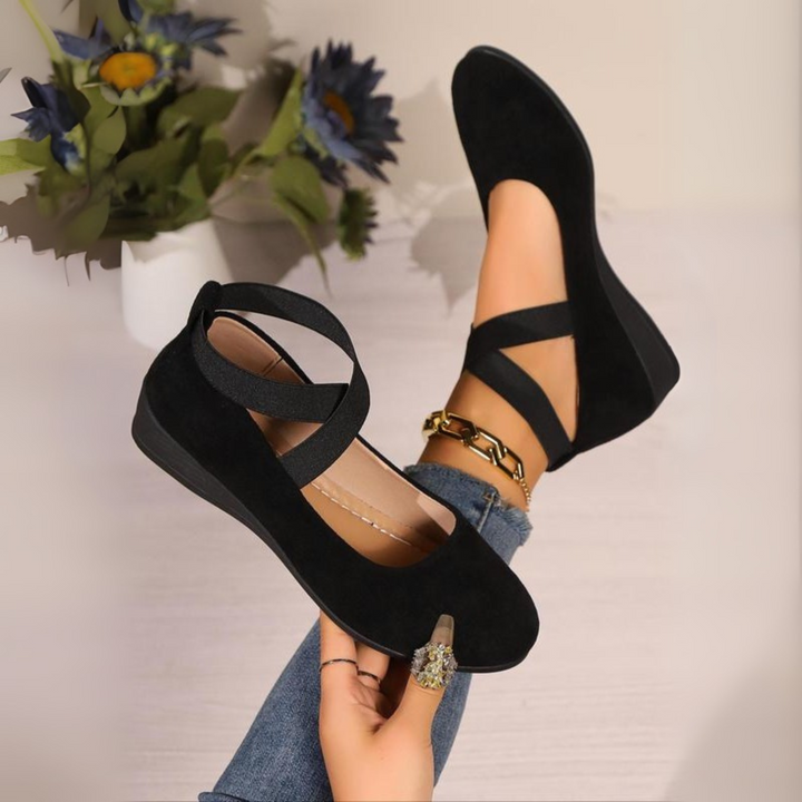 MARA - Comfy Closed Wedge Slip-On Shoes