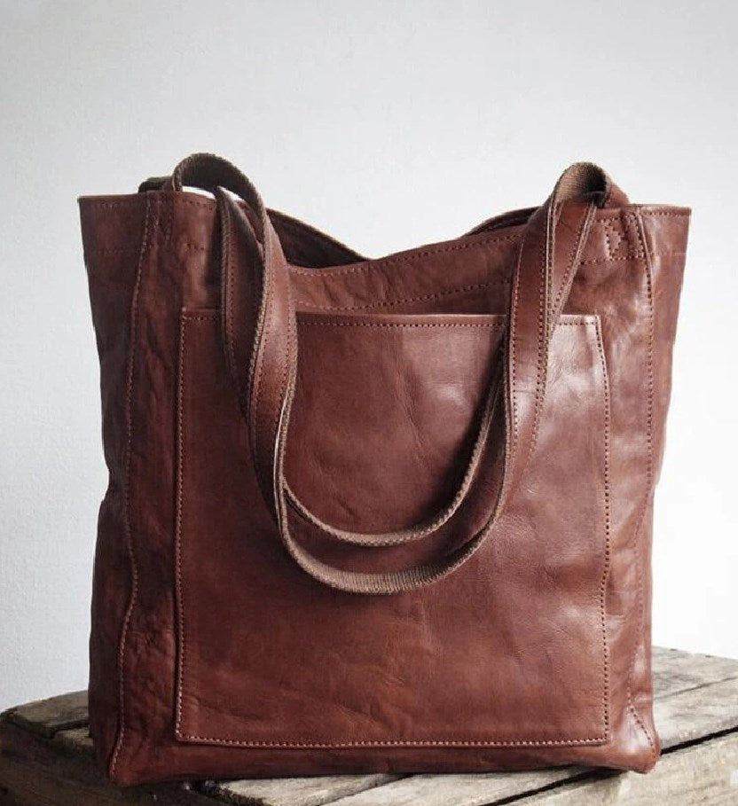PAMELA | Classic Leather Tote