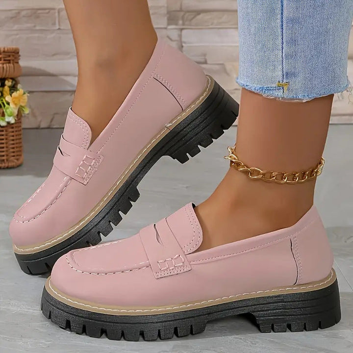 LIYA - Classic Comfortable Slip On Breathable Loafers
