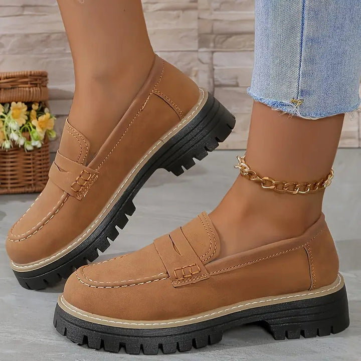 LIYA - Classic Comfortable Slip On Breathable Loafers