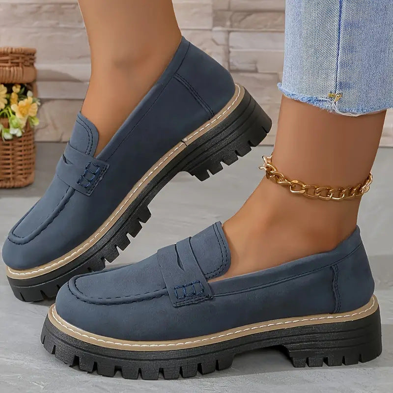 LIYA - Classic Comfortable Slip On Breathable Loafers