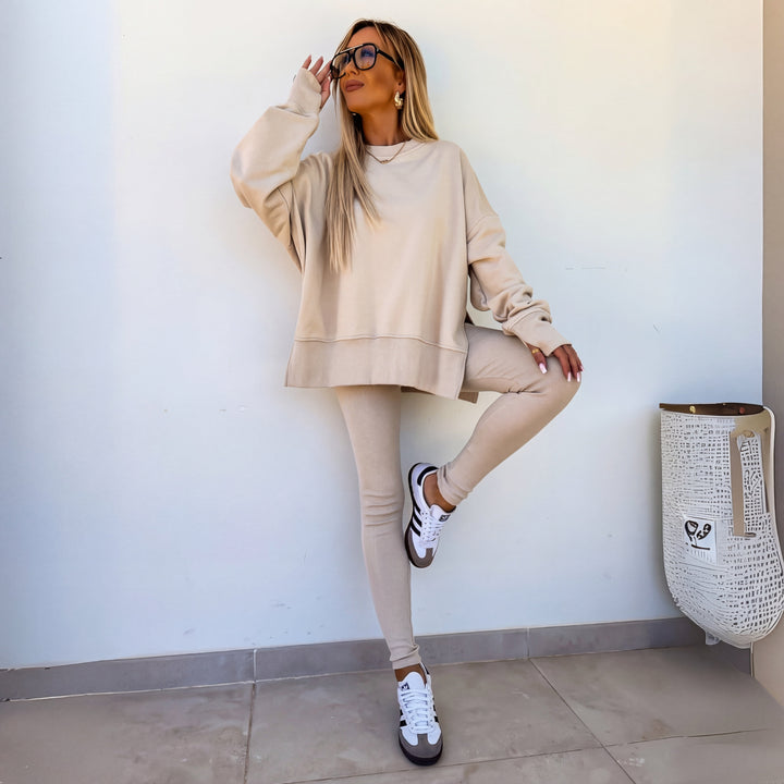 CATCHY - Long Sleeve Sweatshirt and Pants Set