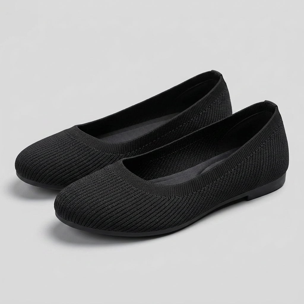LINA Flexible & Stylish Comfort Shoes in Black