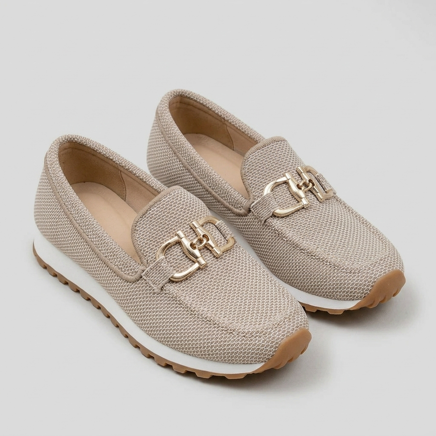VELISSE Orthopaedic Loafer Sneakers in Beige