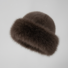 SOFIE Elegant Cozy Hat in Brown