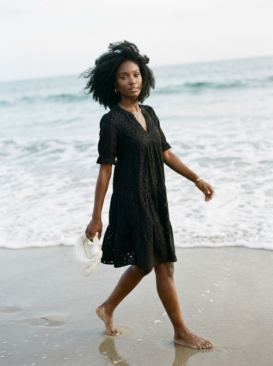 BELLE - Chic Ruffle Summer Dress - Lifestyle - Beach