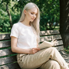 ROMINA Timeless Linen-Cotton Trousers - Lifestyle - Park