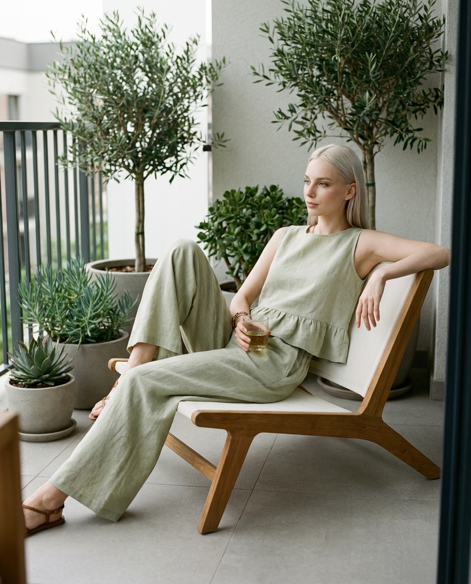 DENA – Casual Sleeveless Lounge Set