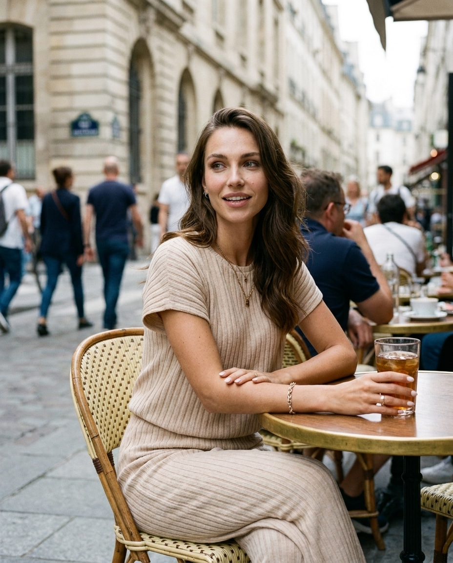 MARIE - Casual Short Sleeve and Pants Set
