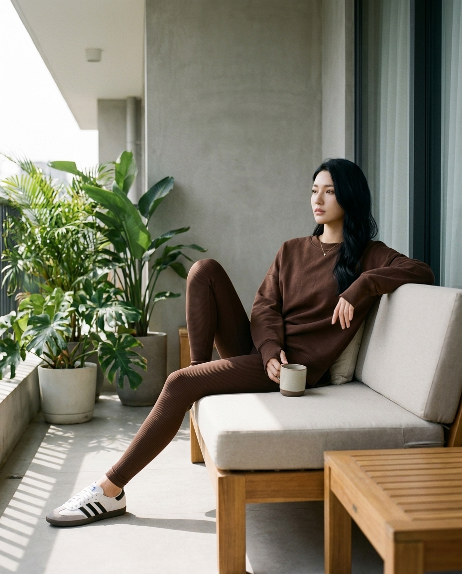 CATCHY - Long Sleeve Sweatshirt and Pants Set