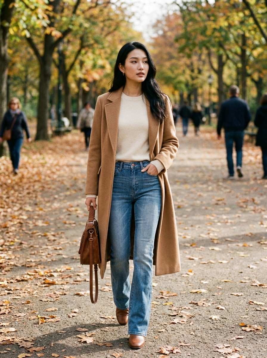 ESTELLE - Classic Mid-Rise Flare Jeans