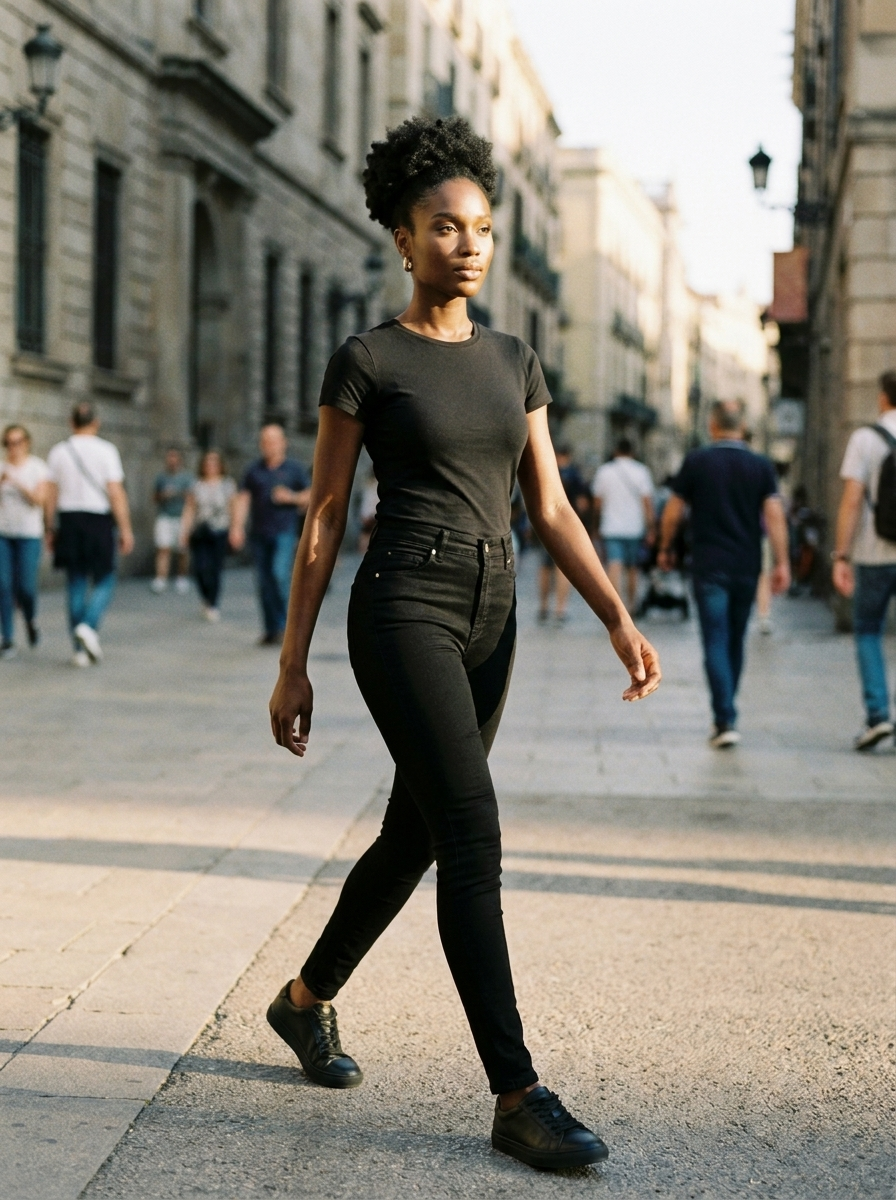 LISETTE - Sleek High-Waist Skinny Jeans