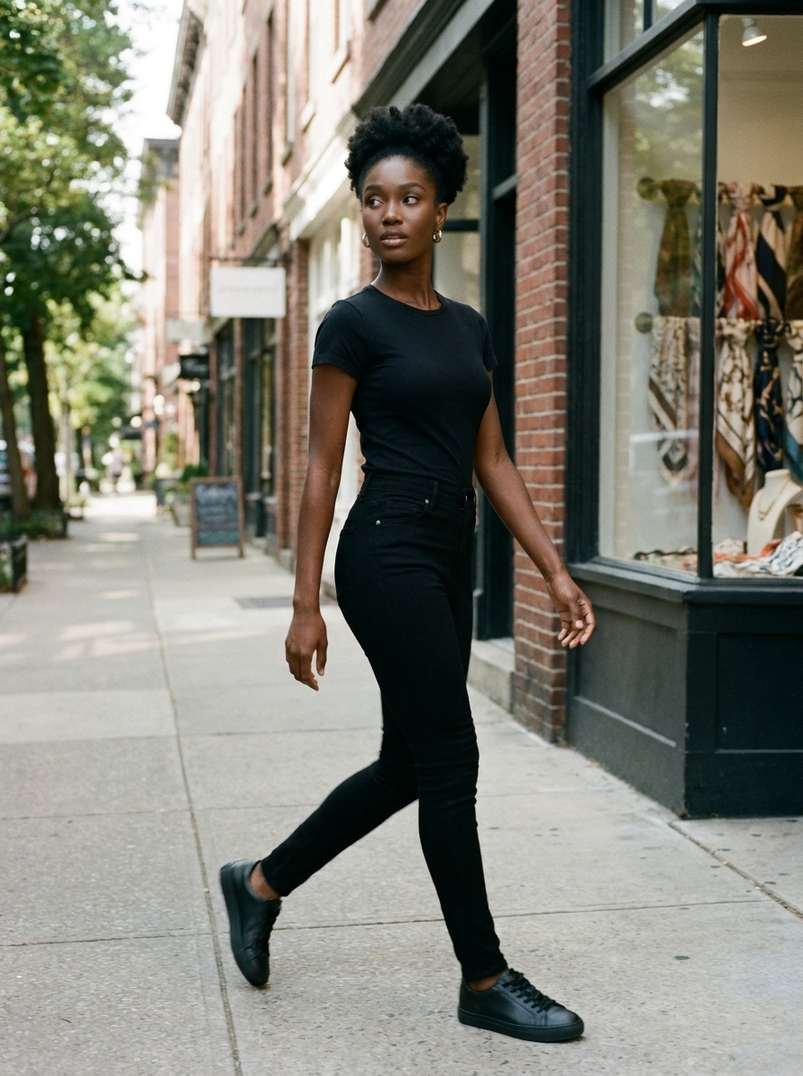 LISETTE - Sleek High-Waist Skinny Jeans