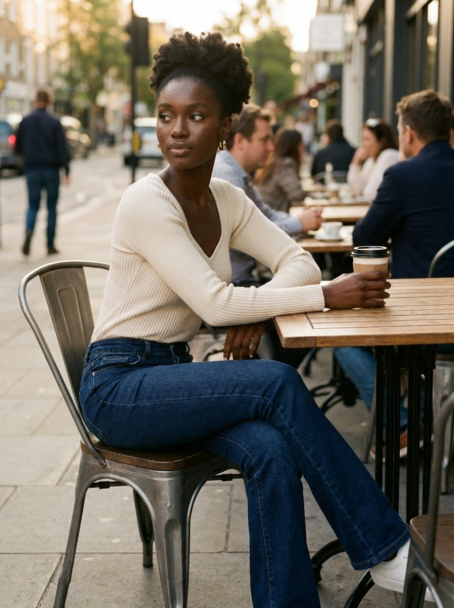INÈS - Modern Chic Flare Jeans