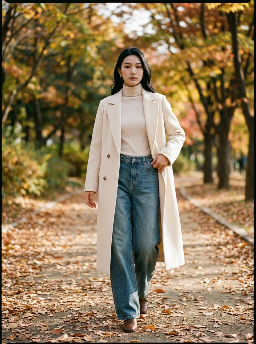 SYLVAINE – Vintage Casual Baggy Jeans