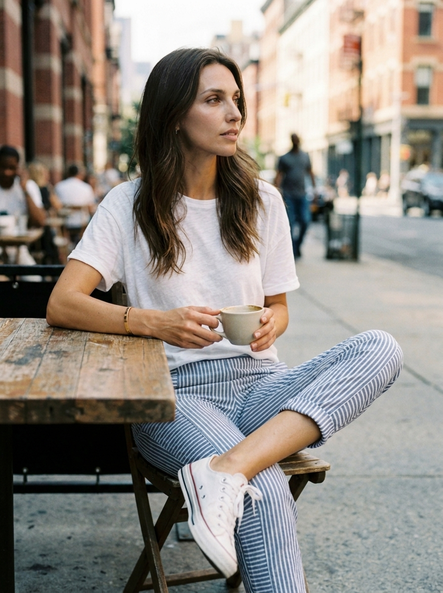 GABRIELLA | Striped Trousers