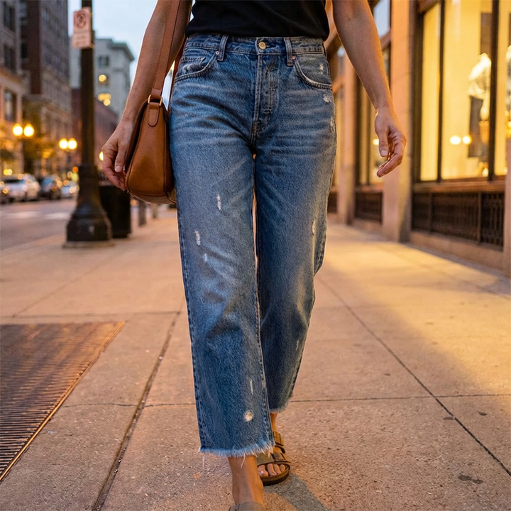 ANASTASIA | Retro Straight Leg Jeans