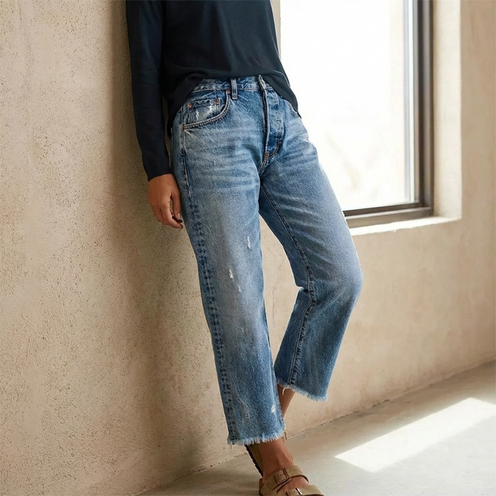 ANASTASIA | Retro Straight Leg Jeans
